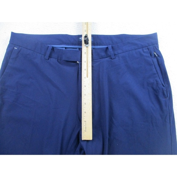 Peter Millar Pants Mens 38x30 Navy Blue Crown Crafted Performance Stretch Golf Chinos & Khakis